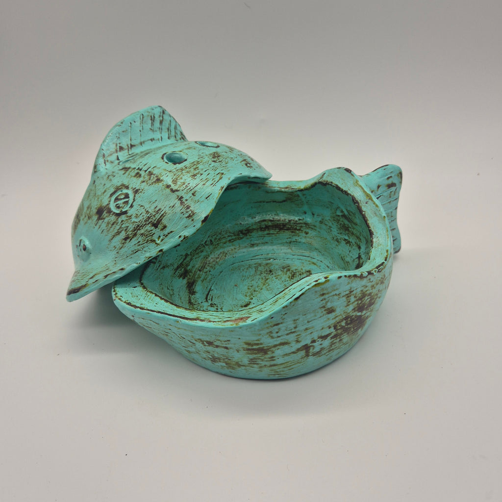 Whimsical Animal Mosquito Coil Holder – Tin Animals & Ceramic Fish