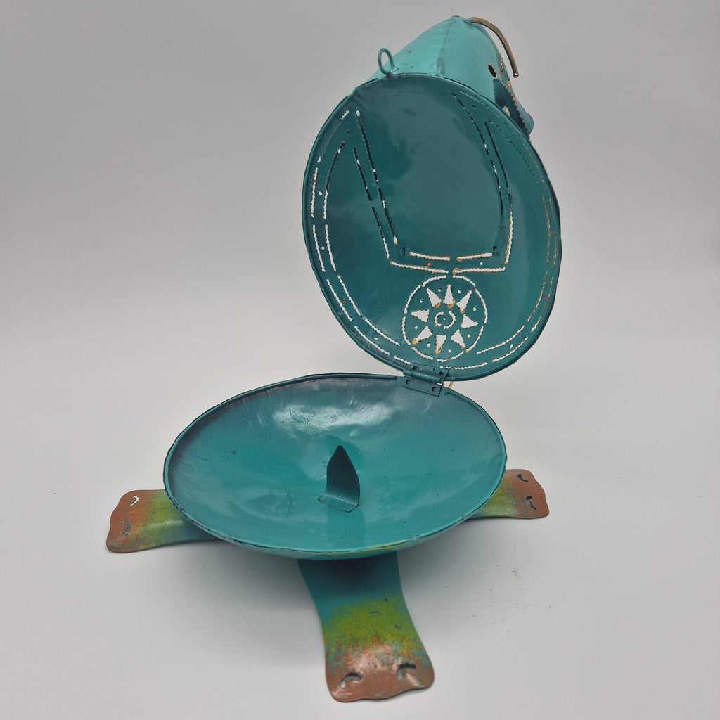 Whimsical Animal Mosquito Coil Holder – Tin Animals & Ceramic Fish